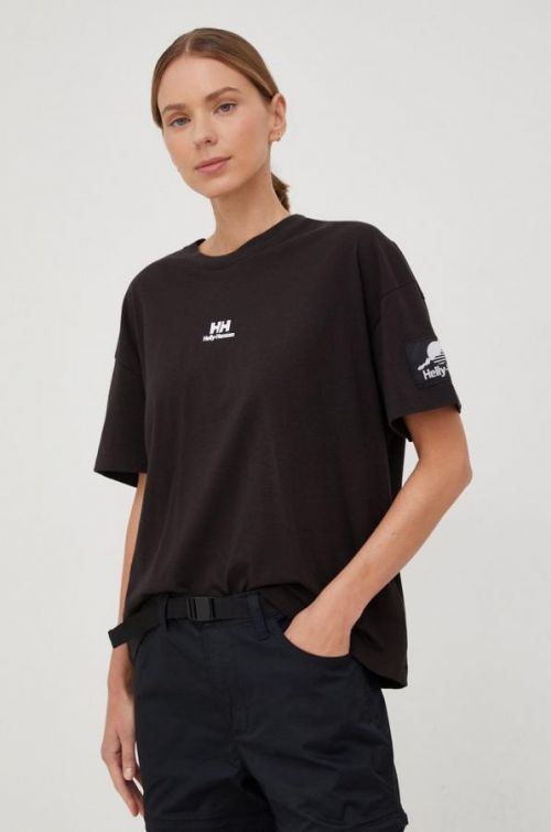 Tričko Helly Hansen dámsky, čierna farba,