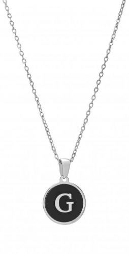 Troli Originálny oceľový náhrdelník s písmenom G