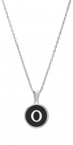 Troli Originálny oceľový náhrdelník s písmenom O