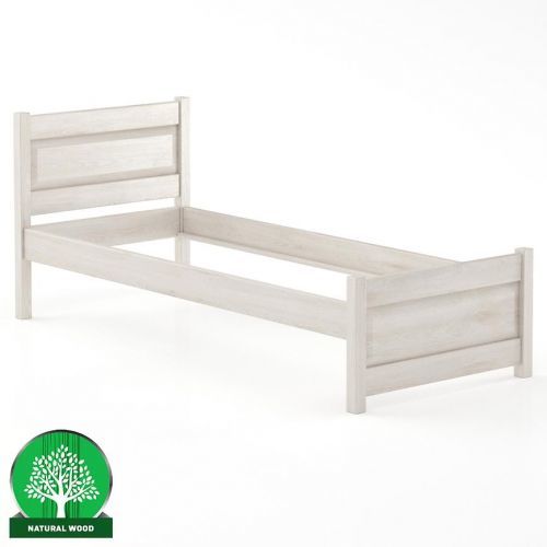 Posteľ Buk LK120–90x200 bielený