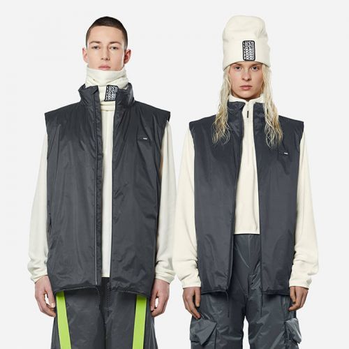 Rains Padded Nylon Vest 15460 SLATE