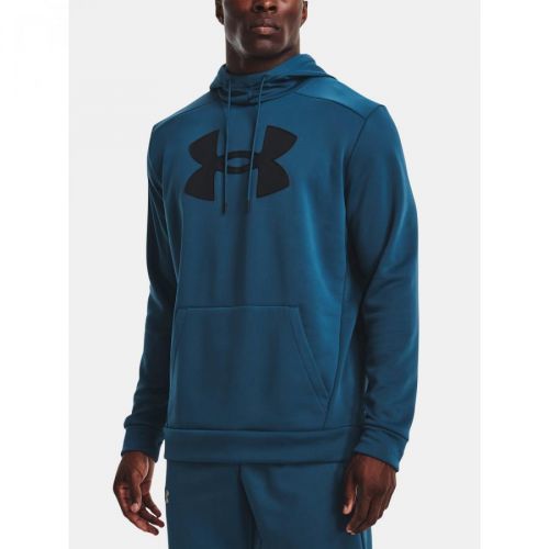 Under Armour Sweatshirt UA Armour Fleece Big Logo HD-BLU - Mens