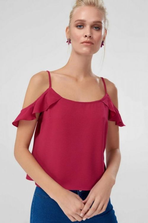 Dámsky top Trendyol Frilly