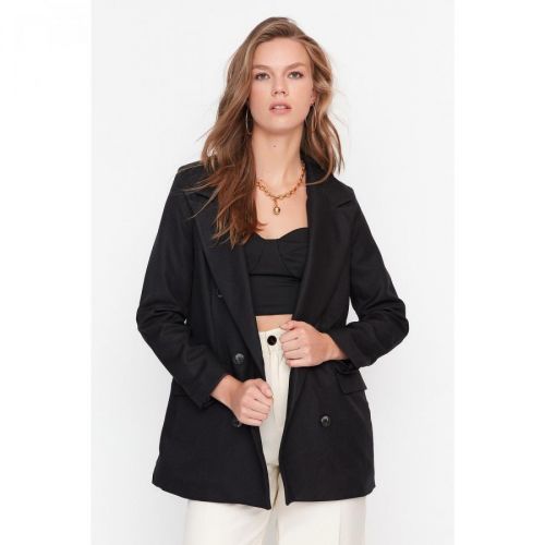 Trendyol Black Oversize Jacket
