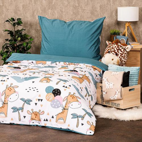 4Home Detské bavlnené obliečky Little giraffe