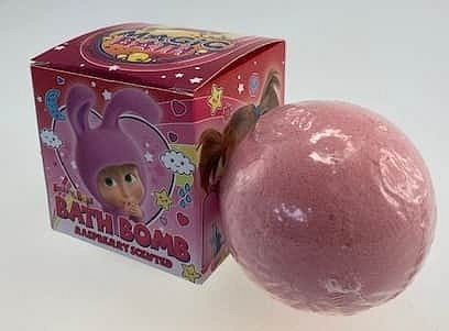 Šumivá koule do vany Máša a medvěd vůní maliny