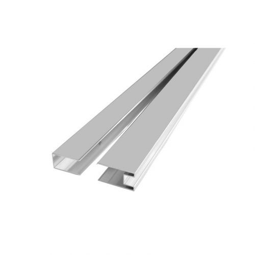 MEREO - Lišta fixačná a vymedzovacia pre Walk In zásteny, chróm ALU, výška 2000 mm CKND250W