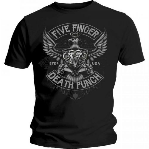 Five Finger Death Punch tričko Howe Eagle Crest Čierna S
