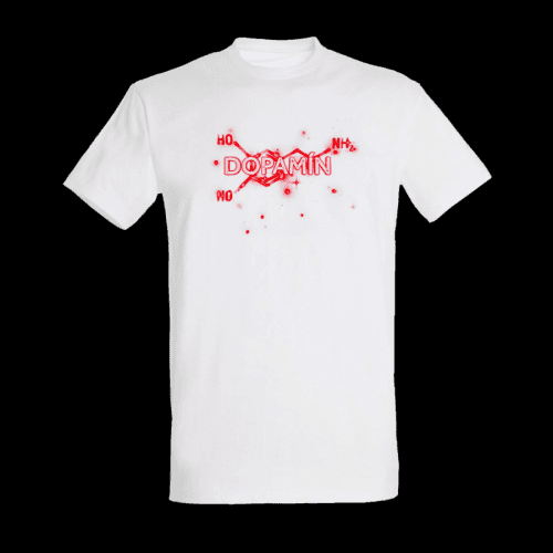 MATT tričko Dopamín Biela S
