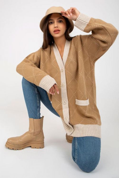 Sveter na zapínanie model 170817 Rue Paris universal
