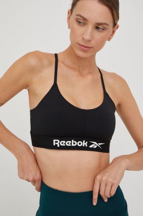Športová podprsenka Reebok Workout Ready čierna farba,