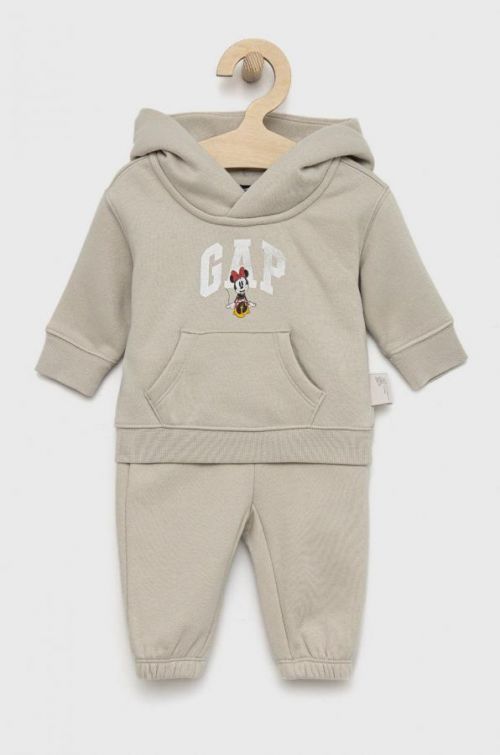 Tepláková súprava pre bábätká GAP šedá farba