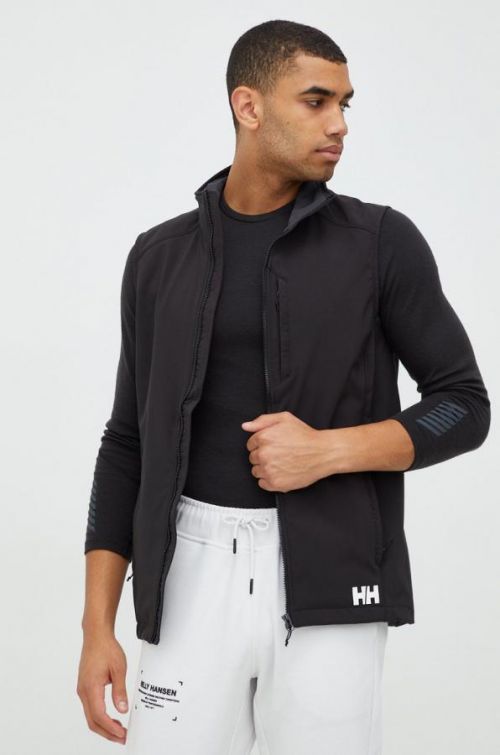 Športová vesta Helly Hansen Paramount , čierna farba, prechodný
