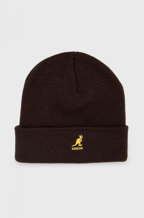 Čiapka Kangol hnedá farba,