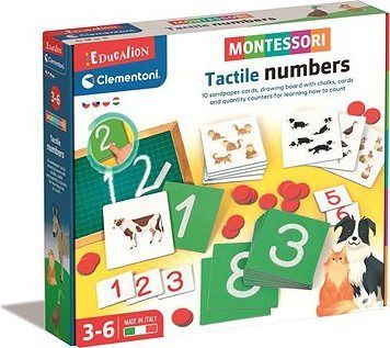MONTESSORI Hra TACTILE NUMBERS