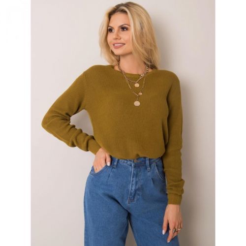 STITCH & SOUL Olive green sweater