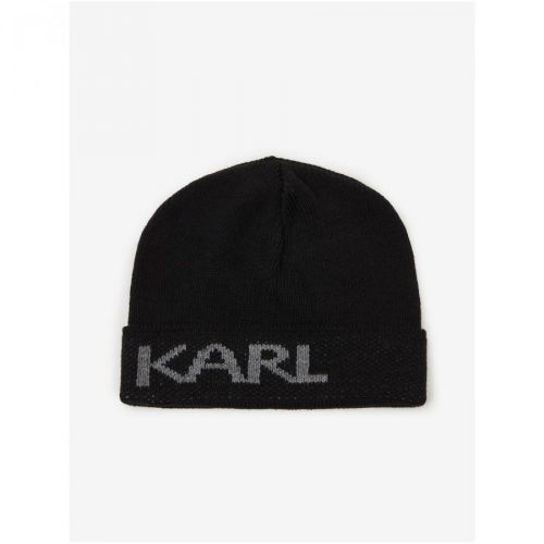 Black cap with wool KARL LAGERFELD - Men