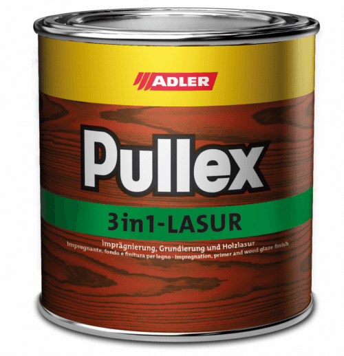 Adler Pullex 3v1 lasur - olejová lazúra s impregnáciou a ochranou voči škodcom na drevenice kiefer - borovica (pullex) 10 L