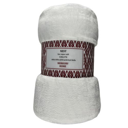 Deka Nest Super Soft biela 130x170 Merkury Home