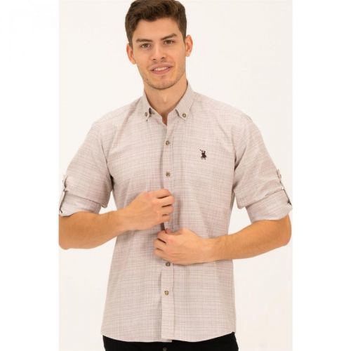 G779 DEWBERRY MEN'S SHIRT-BEIGE