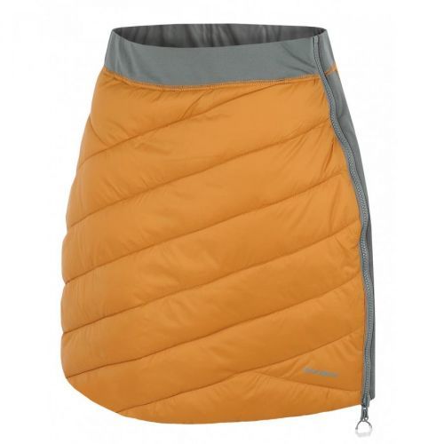 Women's winter skirt HUSKY Freez L mustard/dk. gray green