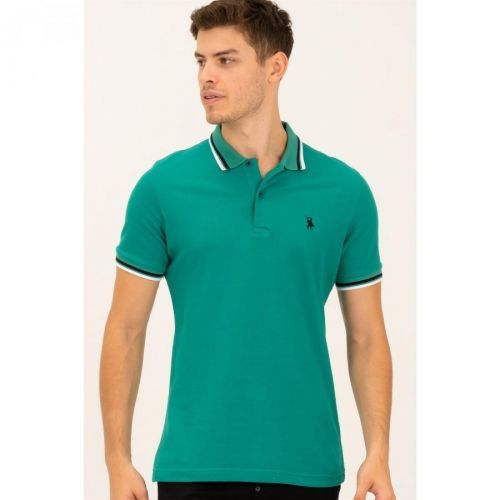 T8594 DEWBERRY MEN'S T-SHIRT-LIGHT GREEN