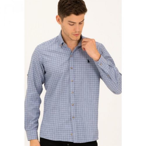 G778 DEWBERRY MEN'S SHIRT-NAVY BLUE