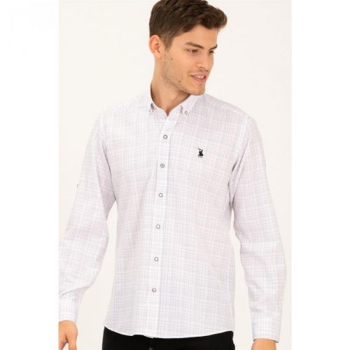 G779 DEWBERRY MEN'S SHIRT-WHITE