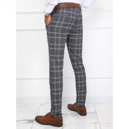 Dark gray Dstreet UX3773 men's trousers