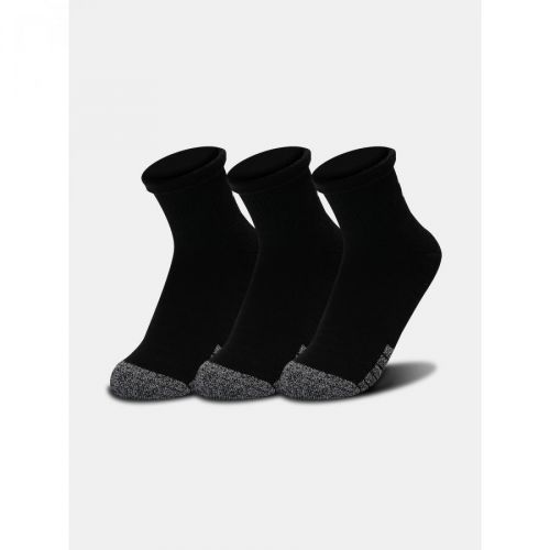 Under Armour Socks UA Heatgear Quarter 3pk-BLK - unisex