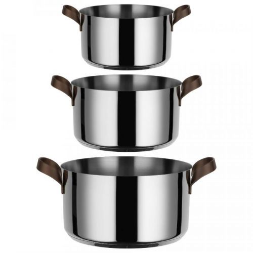 Hrniec EDO Alessi 24 cm strieborný