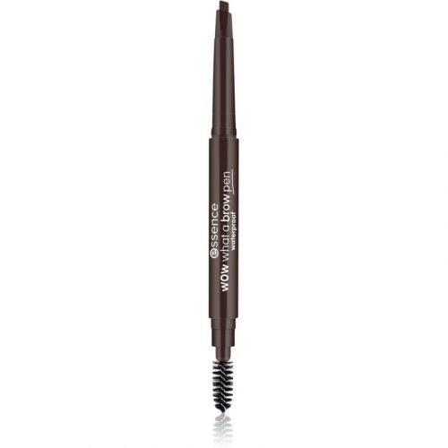 Essence WOW What a Brow ceruzka na obočie s kefkou odtieň 04 Black-Brown 0,2 g