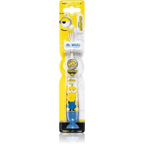 Minions Flashing Toothbrush detská zubná kefka na batérie soft 3y+ 1 ks