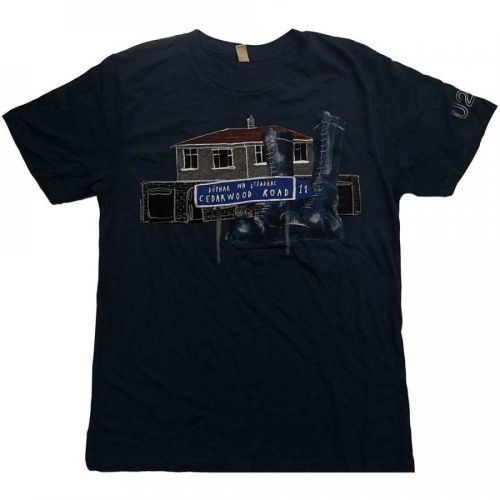 U2 tričko Cedar Wood Road Modrá M