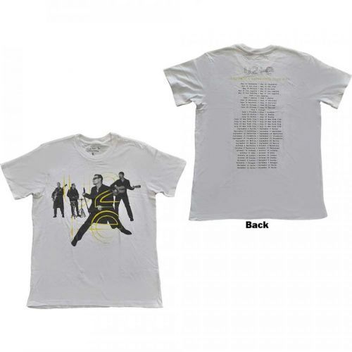 U2 tričko Live Action Biela M