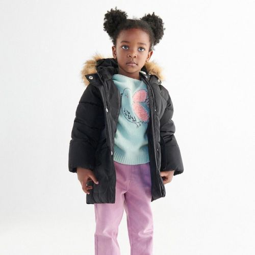 Reserved - Girls` outer jacket - Čierna