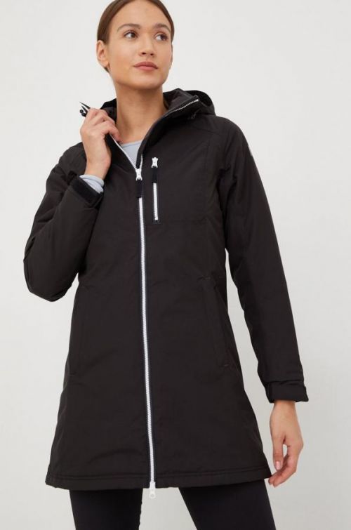 Bunda Helly Hansen dámska, čierna farba, prechodná,