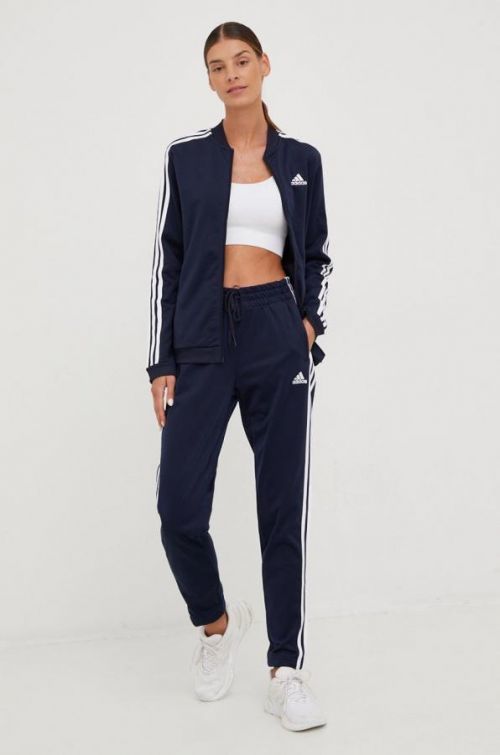 Tepláková súprava adidas dámsky, tmavomodrá farba