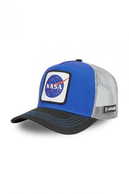Čiapka Capslab X Nasa , biela farba, s nášivkou