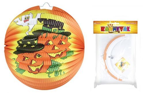 Rappa Lampion Halloween - veselé tekvice 25 cm