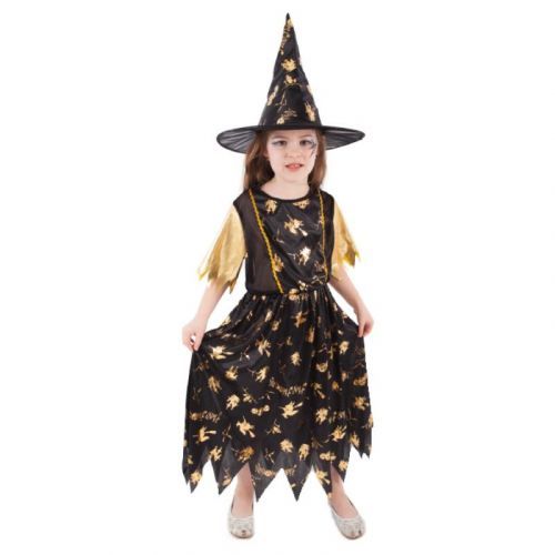Detský kostým čarodejnice/Halloween (S)