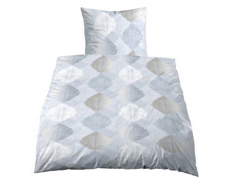 Biber obliečky Jesenné lístie, svetlo modré%