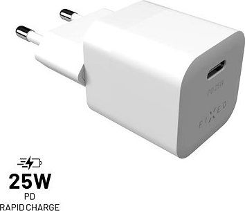 FIXED PD Rapid Charge Mini s USB-C výstupom a podporou PD 25 W biela
