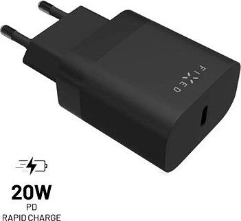 FIXED s USB-C výstupom a podporou PD 20 W čierna