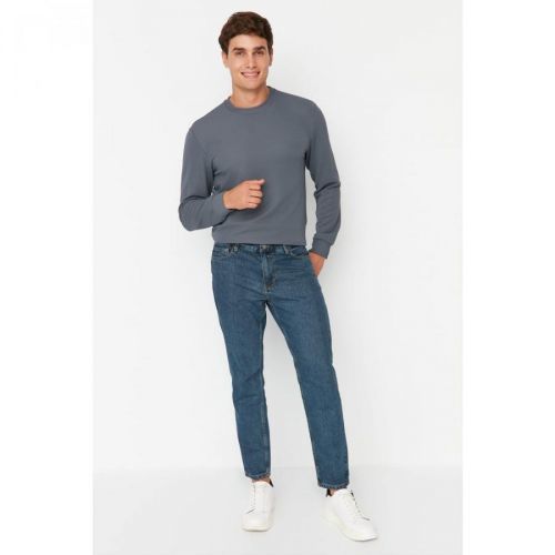 Trendyol Blue Brown Tint Men's Relax Fit Jeans