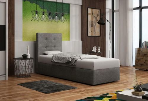 Expedo Čalúnená jednolôžková posteľ DOUBLE 1, Cosmic800, 90x200
