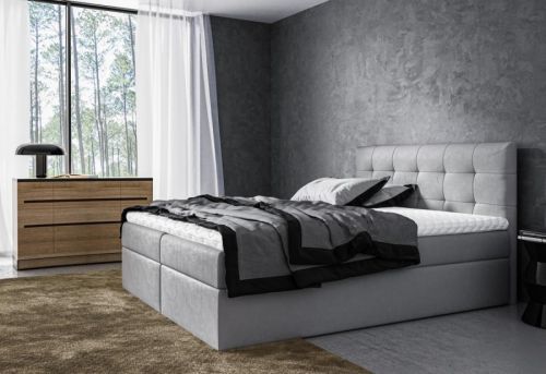 Expedo Čalúnená posteľ boxspring BRIGITE + topper, 180x200, jasmine 90