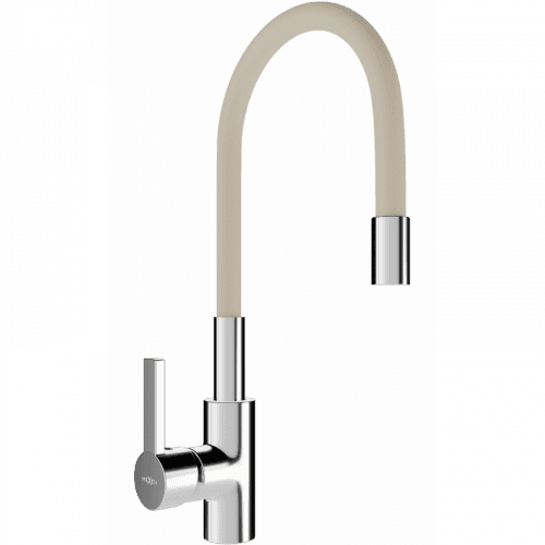 Dřezová baterie Mexen Flex chrom/béžová