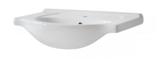 Keramické zapustené umývadlo Vintage II 65 cm biele