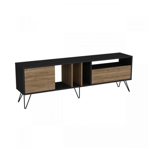 TV stolek Mistico II 180 cm ořech/černý